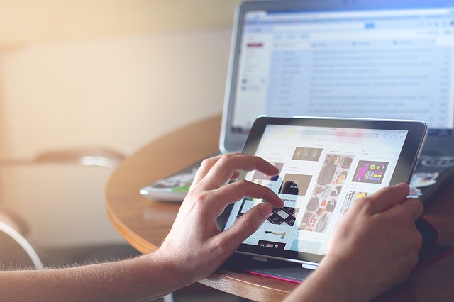 internet a tablet